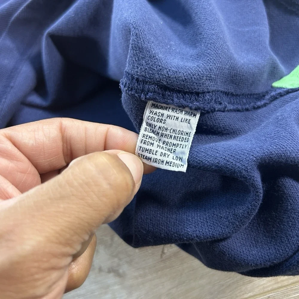Polo Ralph Lauren Navy Rugby XL Polo Shirt Flesh Pony Cotton Heavyweight
